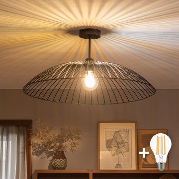 Brilagi - LED stropni luster CERIA WIRE, 1x E27 (max. 60 W), 230 V, promjer 60 cm, crna