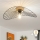 Brilagi - LED stropni luster CERIA WIRE 1xE27/40W/230V 40x56 cm crna/hrast