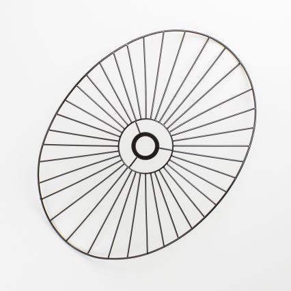 Brilagi - LED stropni luster CERIA WIRE 1xE27/40W/230V 40x56 cm crna/hrast