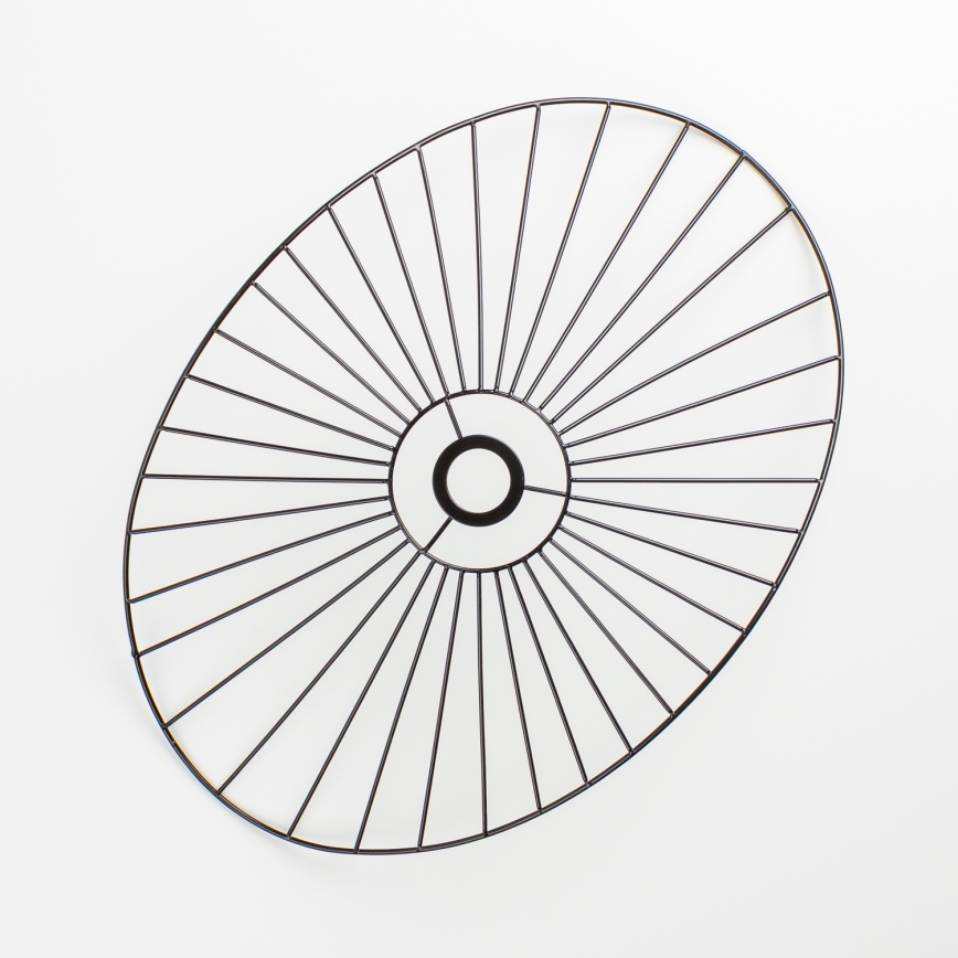 Brilagi - LED stropni luster CERIA WIRE 1xE27/40W/230V 40x56 cm crna/hrast