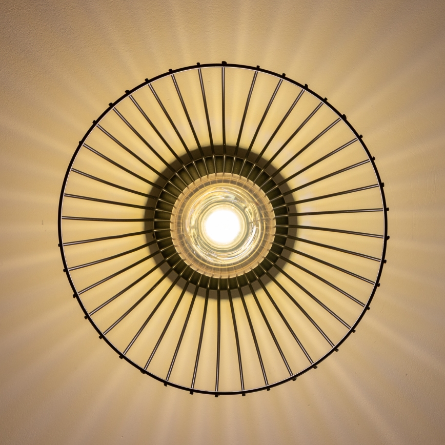 Brilagi - LED stropni luster CERIA WIRE 1xE27/40W/230V Ø 30 cm crni