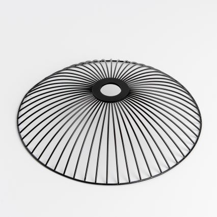 Brilagi - LED stropni luster CERIA WIRE 1xE27/40W/230V Ø 38 cm crna/hrast