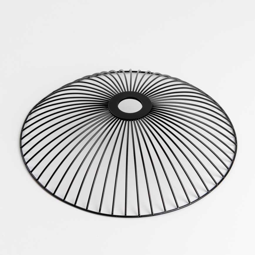 Brilagi - LED stropni luster CERIA WIRE 1xE27/40W/230V Ø 38 cm crna/hrast