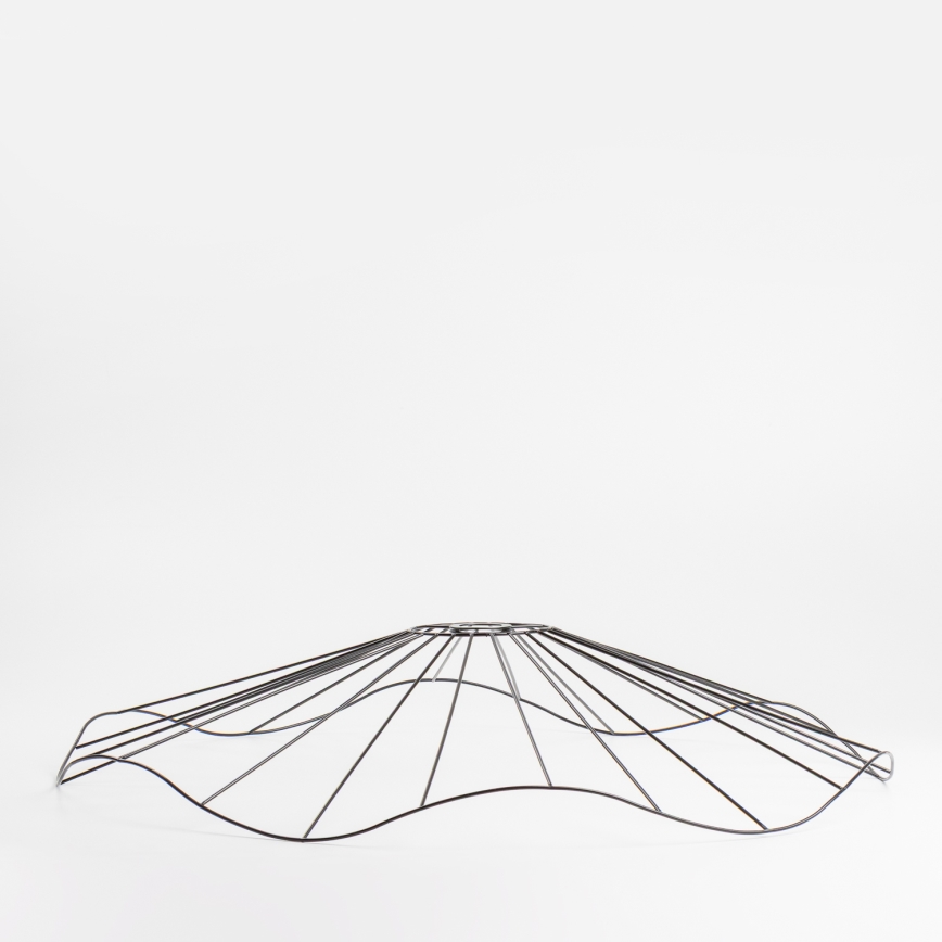BRILAGI - LED stropni luster CERIA WIRE 1xE27/40W/230V Ø 80 cm crna/hrast