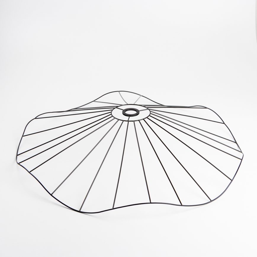 Brilagi - LED stropni luster CERIA WIRE 1xE27/40W/230V Ø 80 cm crna/hrast