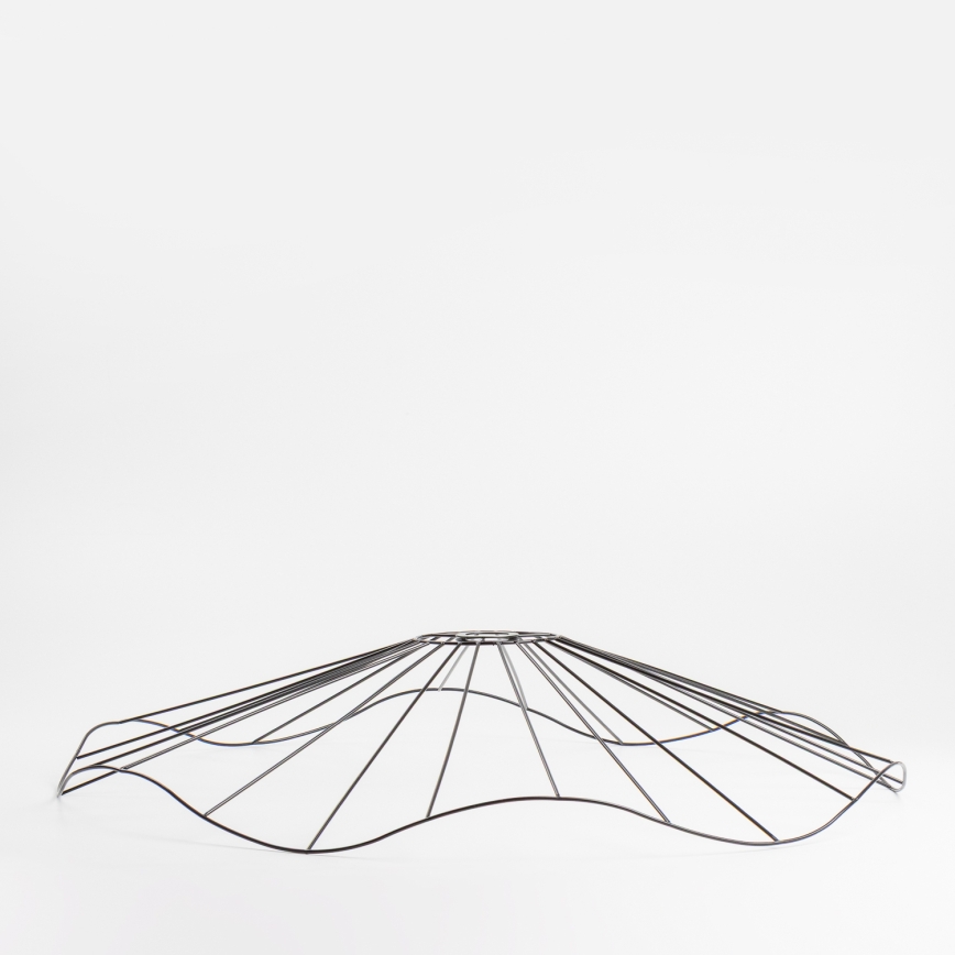 Brilagi - LED stropni luster CERIA WIRE 1xE27/40W/230V Ø 80 cm crna/hrast