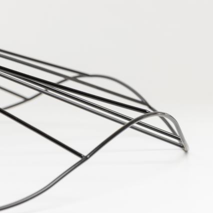 Brilagi - LED stropni luster CERIA WIRE 1xE27/40W/230V Ø 80 cm crna/hrast