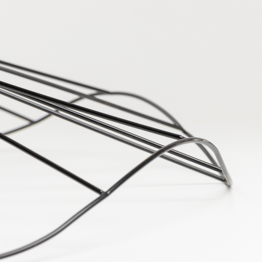 Brilagi - LED stropni luster CERIA WIRE 1xE27/40W/230V Ø 80 cm crna/hrast