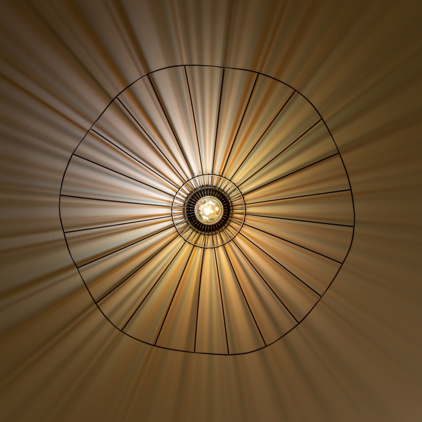 Brilagi - LED stropni luster CERIA WIRE 1xE27/40W/230V Ø 80 cm crni