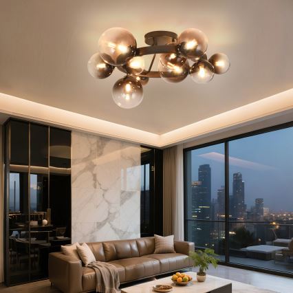 Brilagi - LED stropni luster MILLA 10xG9/3W/230V smeđa/dimljeno smeđa