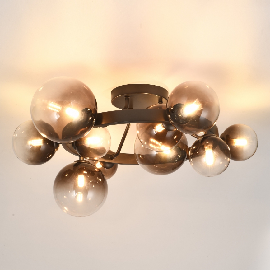 Brilagi - LED stropni luster MILLA 10xG9/3W/230V smeđa/dimljeno smeđa