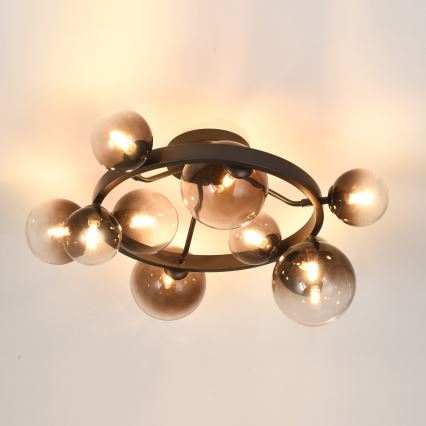 Brilagi - LED stropni luster MILLA 10xG9/3W/230V smeđa/dimljeno smeđa