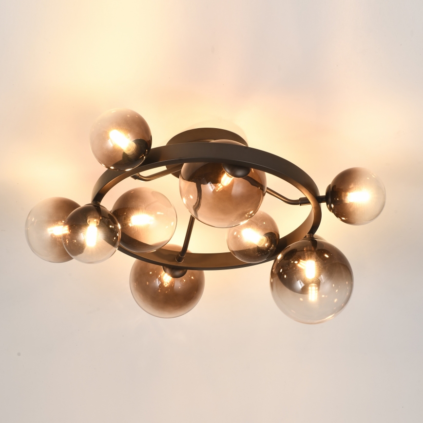 Brilagi - LED stropni luster MILLA 10xG9/3W/230V smeđa/dimljeno smeđa