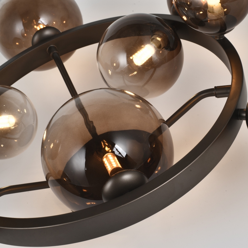 Brilagi - LED stropni luster MILLA 10xG9/3W/230V smeđa/dimljeno smeđa