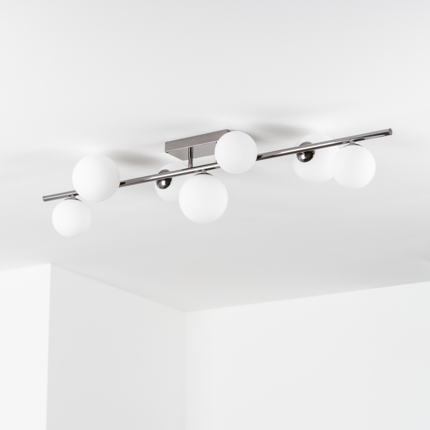Brilagi - LED stropni luster MILLA 7xG9/3W/230V crni krom/bijela
