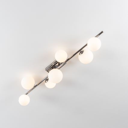 Brilagi - LED stropni luster MILLA 7xG9/3W/230V crni krom/bijela