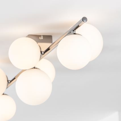 Brilagi - LED stropni luster MILLA 7xG9/3W/230V crni krom/bijela