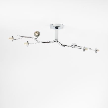 Brilagi - LED stropni luster MISTEL 6xG9/3W/230V crni krom/zadimljeno