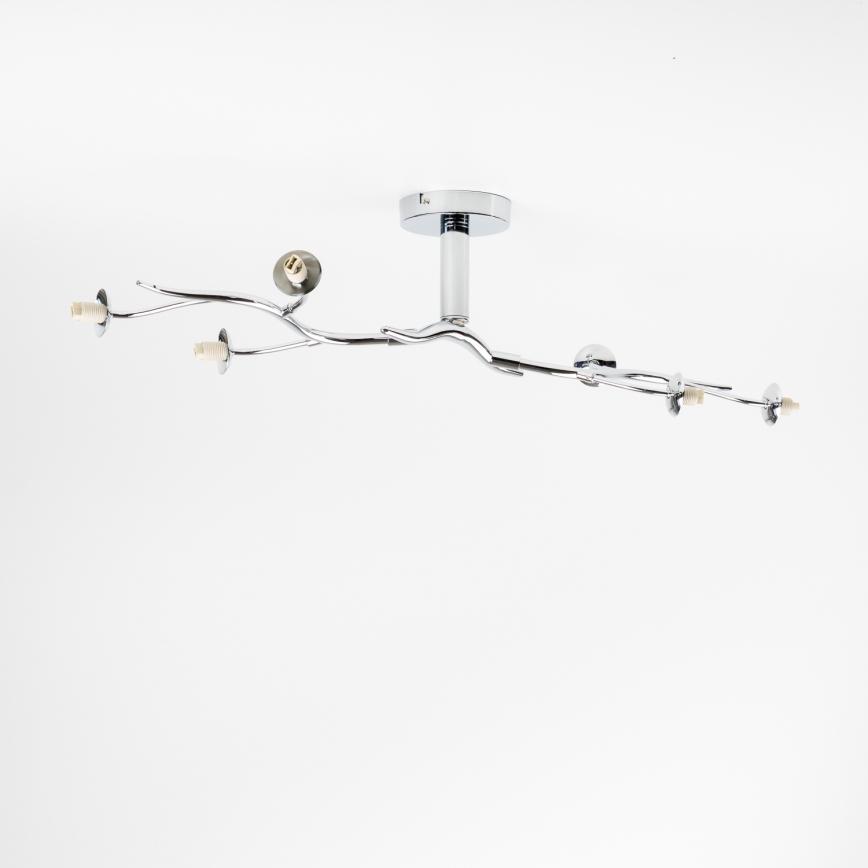 Brilagi - LED stropni luster MISTEL 6xG9/3W/230V crni krom/zadimljeno