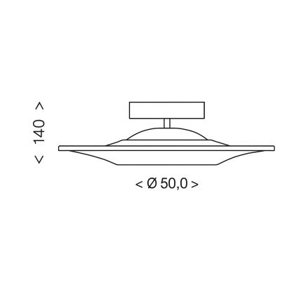 Brilagi - LED stropni luster VERANO LED/15W/230V