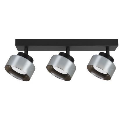 Brilagi - LED Stropni spot AURA LUX 3xGX53/30W/230V crna/dimna