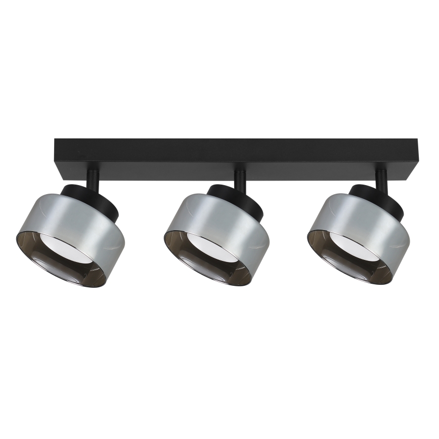Brilagi - LED Stropni spot AURA LUX 3xGX53/30W/230V crna/dimna