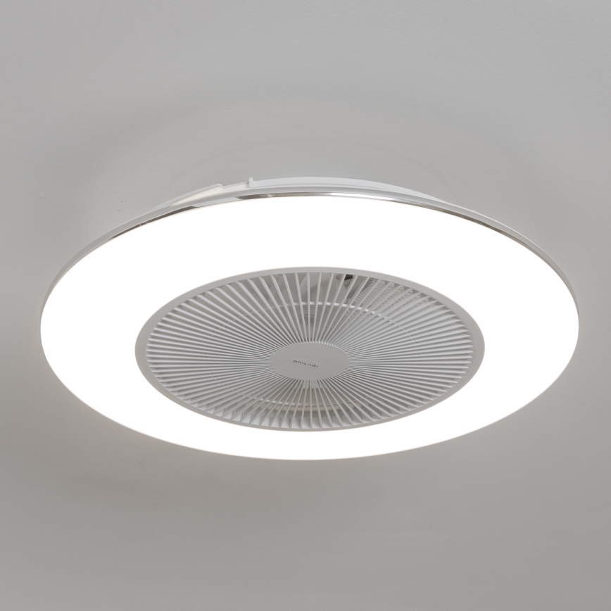 Brilagi - LED dimabilno svjetlo s ventilatorom AURA LED/38W/230V 3000-6000K bijela + daljinski upravljač