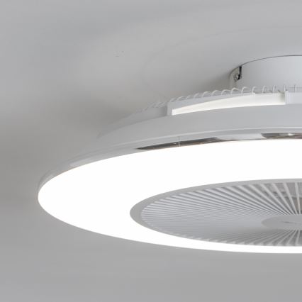Brilagi - LED dimabilno svjetlo s ventilatorom AURA LED/38W/230V 3000-6000K bijela + daljinski upravljač