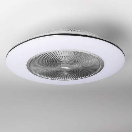 Brilagi - LED prigušivo s ventilatorom AURA LED/38W/230V 3000-6000K srebrna + daljinski upravljač