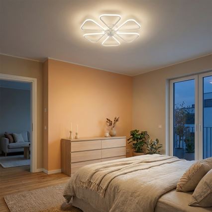 Brilagi - prigušivi LED stropni ventilator LED/38 W/230 V, 3000–6500 K, promjer 76 cm, bijela + daljinski upravljač