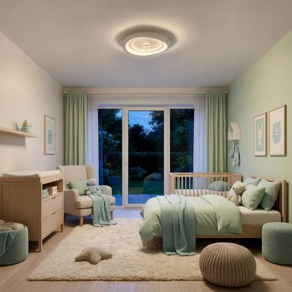 Brilagi - LED prigušiv stropni ventilator LED/80W/230V 3000-6500K Ø 50 cm bijela + daljinski upravljač