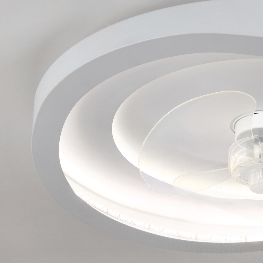 Brilagi - LED prigušiv stropni ventilator LED/80W/230V 3000-6500K Ø 50 cm bijela + daljinski upravljač