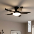 Brilagi - LED stropni ventilator s mogućnošću prigušivanja LED/32W/230V Ø 95 cm crni + daljinski upravljač