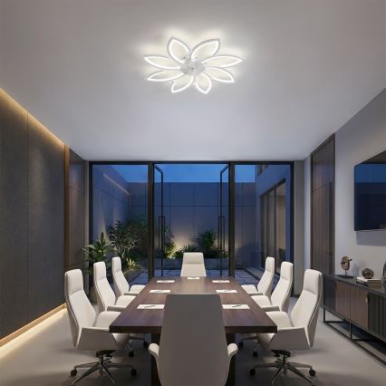 Brilagi - LED prigušivi stropni ventilator LED/43W/230V 3000-6500K promjer 90 cm bijela + daljinski upravljač