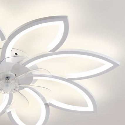 Brilagi - LED prigušivi stropni ventilator LED/43W/230V 3000-6500K promjer 90 cm bijela + daljinski upravljač