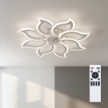 Brilagi - LED stropni ventilator s mogućnošću prigušivanja, LED 44 W, 230 V, 3000-6500 K, promjer 90 cm, bijela + daljinski upravljač