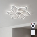 Brilagi - LED stropni ventilator s prigušivanjem, 34W/230V, Ø 83 cm, bijeli, s daljinskim upravljačem