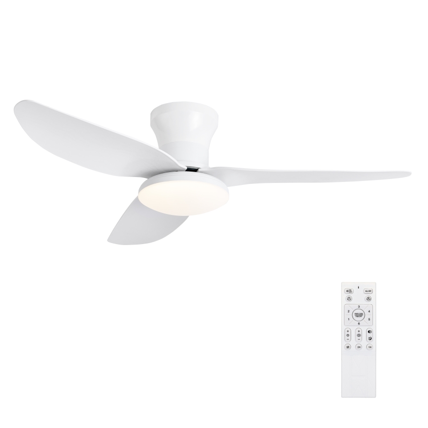 Brilagi - LED stropni ventilator s prigušivanjem svjetla LED/30W/230V 3000-6500K bijela + daljinski upravljač