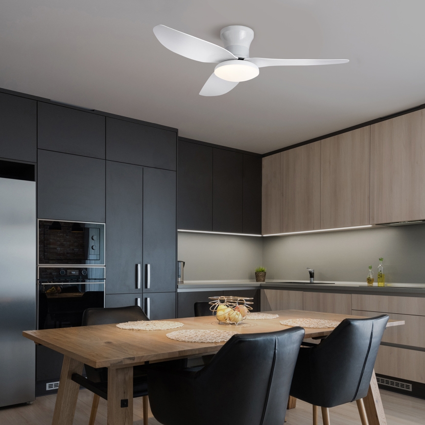 Brilagi - LED stropni ventilator s prigušivanjem svjetla LED/30W/230V 3000-6500K bijela + daljinski upravljač