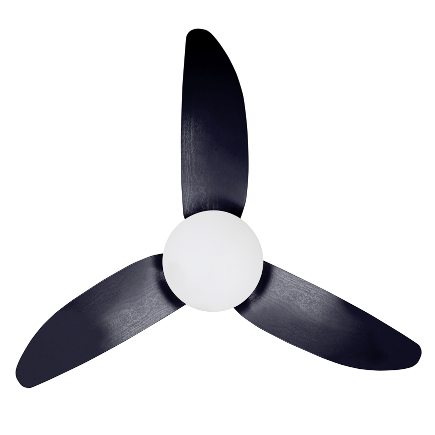 Brilagi - LED stropni ventilator s prigušivanjem svjetla LED/30W/230V 3000-6500K crni + daljinski upravljač