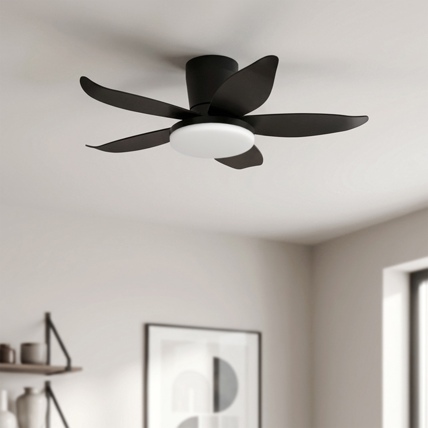 Brilagi - LED stropni ventilator s prigušivanjem LED/32W/230V 3000-6500K Ø95 cm crni + daljinski upravljač