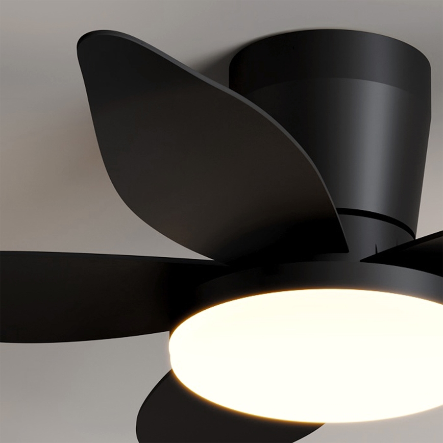 Brilagi - LED stropni ventilator s prigušivanjem LED/32W/230V 3000-6500K Ø95 cm crni + daljinski upravljač