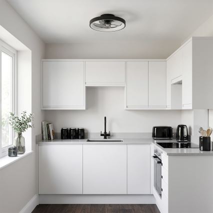 Brilagi - LED stropni ventilator s prigušivanjem LED/34W/230V 3000-6500K Ø 50 cm crni + daljinski upravljač