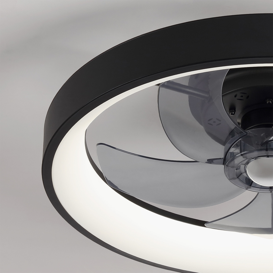 Brilagi - LED stropni ventilator s prigušivanjem LED/34W/230V 3000-6500K Ø 50 cm crni + daljinski upravljač