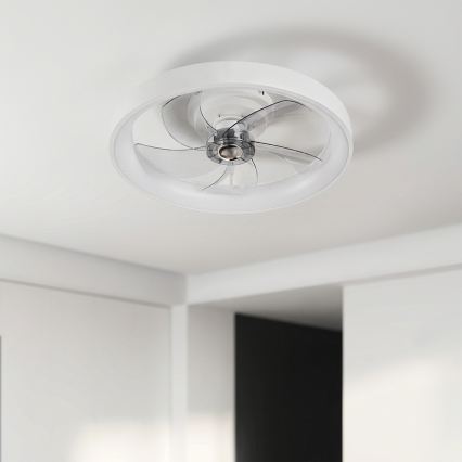 Brilagi - LED stropni ventilator s mogućnošću prigušivanja LED/34W/230V 3000-6500K Ø 50 cm bijeli + daljinski upravljač