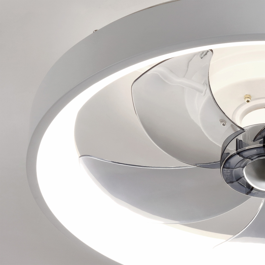 Brilagi - LED stropni ventilator s mogućnošću prigušivanja LED/34W/230V 3000-6500K Ø 50 cm bijeli + daljinski upravljač