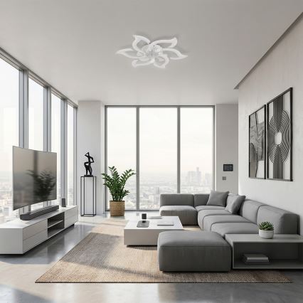 Brilagi - LED prigušivi stropni ventilator LED/34W/230V 3000-6500K Ø 83 cm bijela + daljinski upravljač