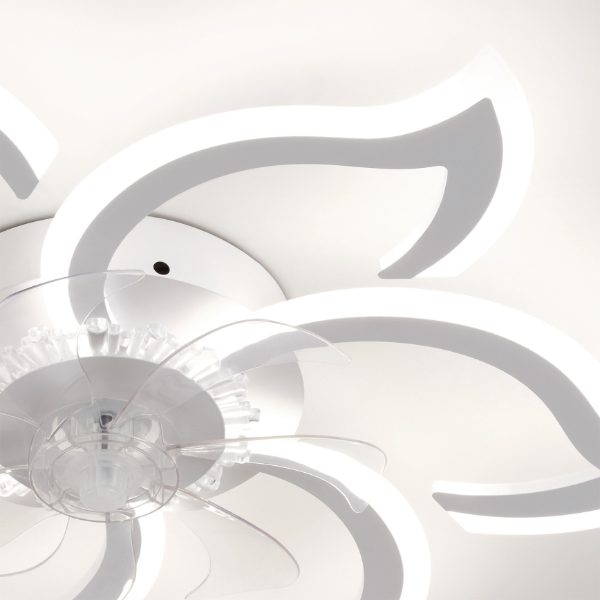 Brilagi - LED prigušivi stropni ventilator LED/34W/230V 3000-6500K Ø 83 cm bijela + daljinski upravljač