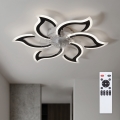 Brilagi - LED stropni ventilator s prigušivanjem LED/34W/230V Ø 83 cm crna + daljinski upravljač