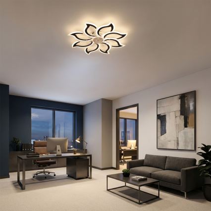 Brilagi - LED prigušivi stropni ventilator 44W/230V, promjer 90 cm, crni + daljinski upravljač